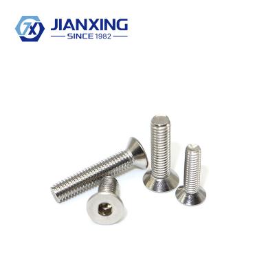 China Stainless Steel 201 Stainless Steel Hex Socket Countersunk Flat Head Screws for sale