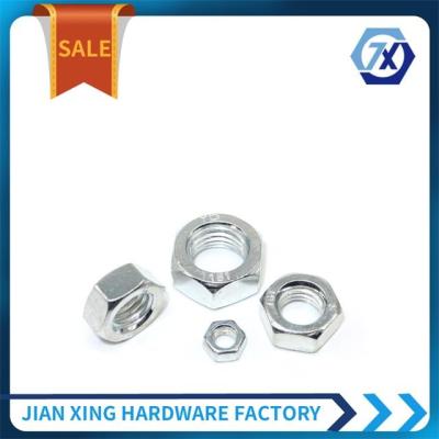 China Heavy Industry Galvanized Hex Bolt Nut GB M3-M30 Thick Carbon Steel Hex Nut for sale