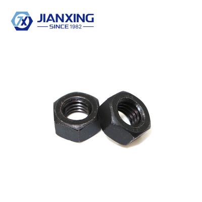 China Heavy Industry Grade 8.8/12.9 Nuts High Strength Black Hex Nuts For Electronic Industry for sale