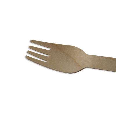 China Original Stylish Disposable Bamboo Wooden Cutlery High Quality Disposable Bamboo Cutlery Pulp Fork for sale