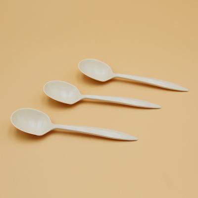 China Corn Starch Free Shipping Disposable Spoon Set Plastic Cutlery Corn Starch for sale