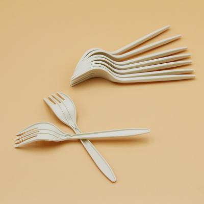 China Corn Starch Free Shipping Disposable Fork And Fork Set Plastic Cutlery Corn Starch for sale