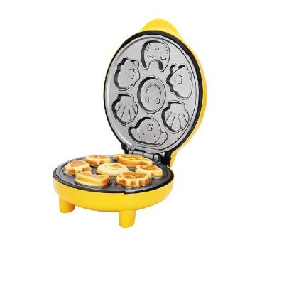 China Free Shipping Customized Multifunction Viable Design Waffle Maker Machine Cartoon Pictures Pancake Maker Pan For Household Breakfast for sale