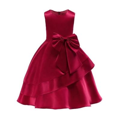 China Mesh Dress Girls Kids Breathable Wedding Pearl Formal Dresses For Kids Even Formal Elegant Ball Gowns Baby Dresses For 3-9Yrs Girl for sale