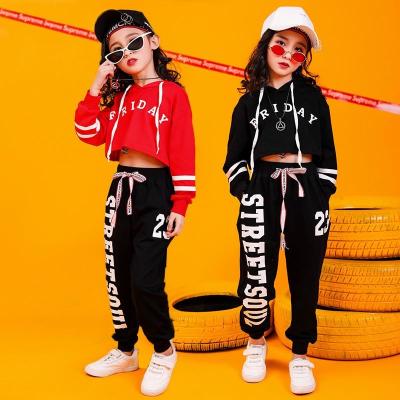 China The performance Autumn Clothing Sets of new fashion street casual dance girls lovely Sweatsuits children for sale