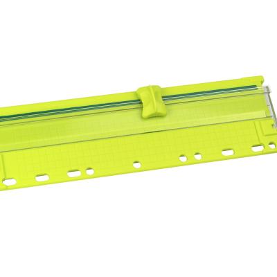 China Hot Selling A5 Metal Various Colors Heavy Duty Desktop Manual Paper Cutter for sale