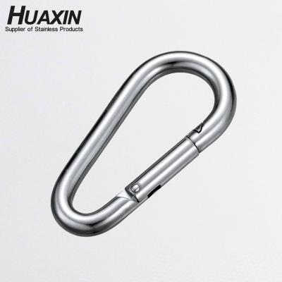 China High Quality Heavy Industry 304/316 Stainless Steel Carabiner Hooks Pear Shape Snap Hook for sale