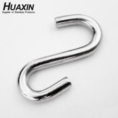 China High Quality Heavy Industry ISO9001 AISI304 AISI316 Stainless Steel Stamped Small S Hooks for sale