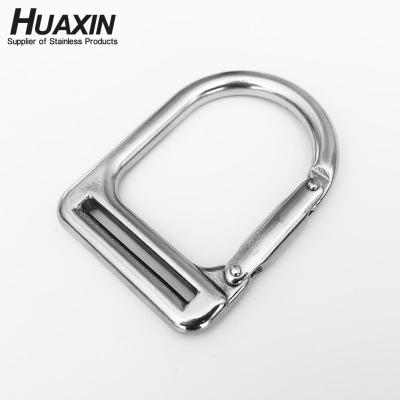 China High Quality Heavy Industry Stainless Steel 304 316 Carabiner Snap Hook Investment Casting for sale