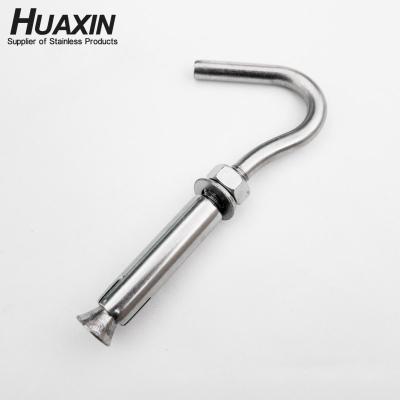 China Stainless Steel Hook Bolt/Eye Bolt Sleeve Anchor M12 Expansion Anchor for sale