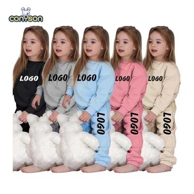 China Wholesale Casual Kids Outdoor Tracksuits Sweatsuit Autumn Jogging Suits Custom Kids Jogger Sets Customize Your Own Store Logo for sale