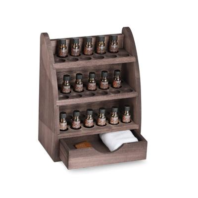 China China high quality wooden multifunctional essential oil storage wooden rack for sale