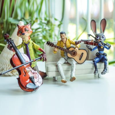 China Resin Opens Factory Outlet Violin Ornaments Still Life Classical Mini Musical Instruments Guitar Models Home Life For Men And Women for sale