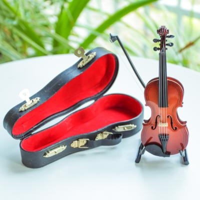 China Resin Opens Top Selling Factory Outlet Violin Still Ornaments Mini Classical Musical Instruments Guitar Models Home Life For Men And Women for sale