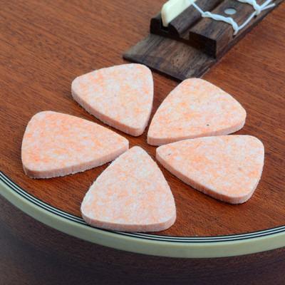 China Popularity Ukulele Color Felt Picks Special Shaped Guitar Picks Felt Joints Musical Instrument Accessories for sale