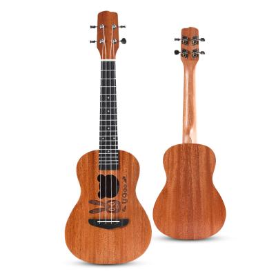 China Hot Selling Guitar Ukulele XY-0831 2021 Acustic Mini 23 Inch Cheap Bass Four String Ukulele Beginner for sale