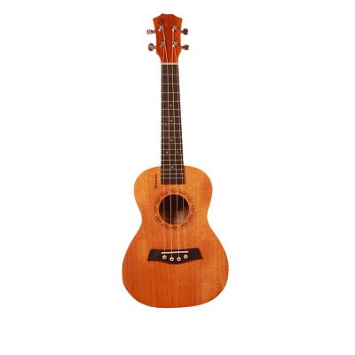 China 23 inch portable wooden mahogany plywood ukulele / 2021 new plywood fashion concert show flawless performance for sale