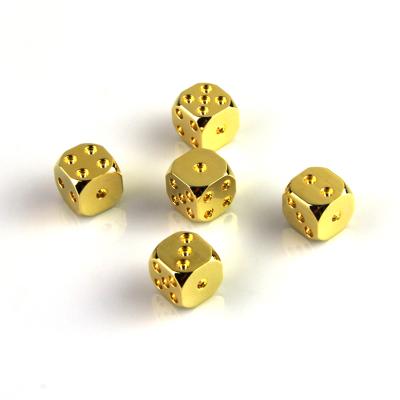 China Gaming Device Deluxe 24kt Gold Plated Metal Dies Sets With Diamond for sale