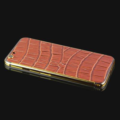 China Aluminum Alloy Callan Exploiting New Year Gift Housing iPhone With Crocodile Skin for sale