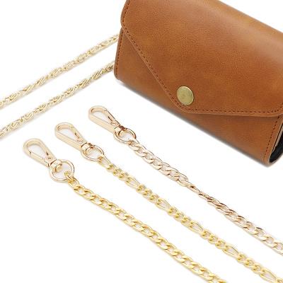 China Metal Fashion Slim 49 Inch 124.5 Cm Cross Gold Plated Handbag Accessories - Body Shoulder Bag Metal Chain for sale