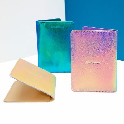 China Lady Factory Direct Multi Colors Luxury Cover Passport Holder Leather Wallet for sale