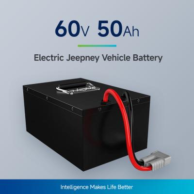 China 60V50Ah IP65 Lithium E Motorcycle Battery , Mini Jeepneys Vehicle Battery For Tricycle for sale