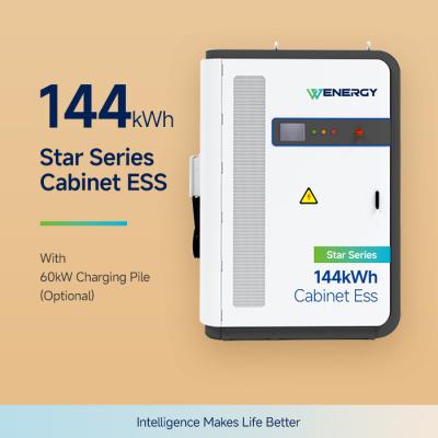 China Energy Storage Cabinet 144kWh All In One (Integrated PV, ESS, Diesel, And EV Charging Capabilities) for sale