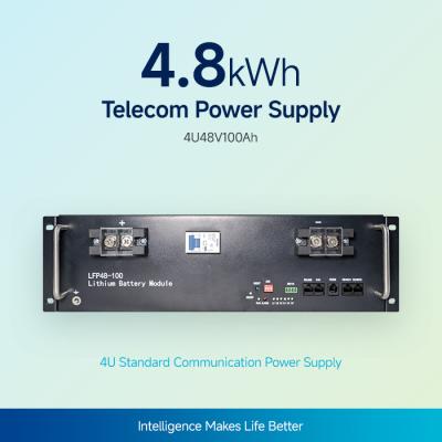 China 4.8KWh Telecom LiFePO4 Lithium Battery Pack Power Station For Mobile Station Power Supply for sale