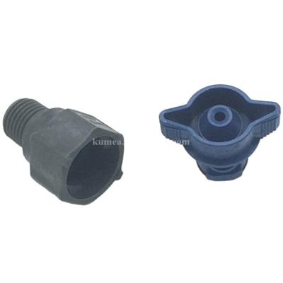 China KMECO Plastic Wash Quick Release Full Cone Water Jet Nozzles for sale