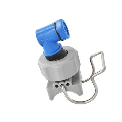 China KMECO 20570 Small Plastic Waste Clip-Eyelet Spray Nozzle Quick Release Clamp Nozzle for sale