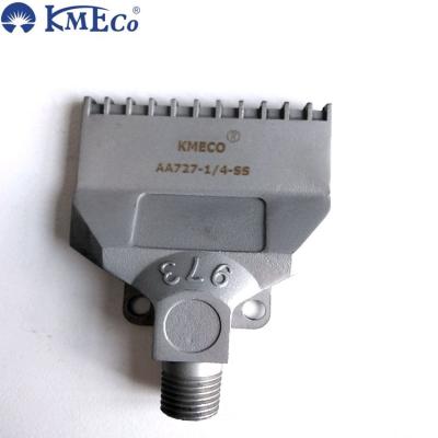 China Extra-wide stainless steel surface drying KMECO 973 F flat air nozzle, compressed air wind jet nozzle for sale