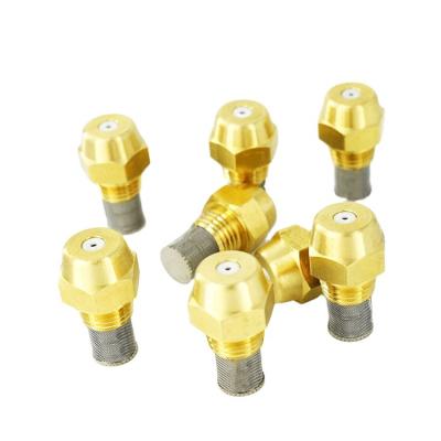 China Snow Making KMECO 1/4 Brass Ceramic Insert Fine Mist Cooling Snow Making Water Mist Cannon Spray Nozzles for sale