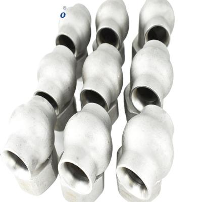 China Construction Material Stores KMECO 316 Stainless Steel Swirl Nozzle Flange Vortex Cavity Cone Spray Nozzle for sale