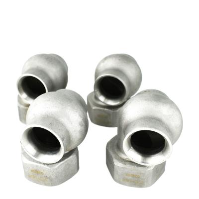 China Construction Material Stores KMECO 316 Stainless Steel Swirl Nozzle Flange Vortex Cavity Cone Spray Nozzle for sale