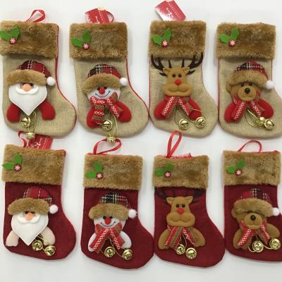 China As Christmas 3d Christmas Stocking Stuff Mini Christmas Stockings Wholesale Cheap Felt Funny Socks Mini Lovely for sale