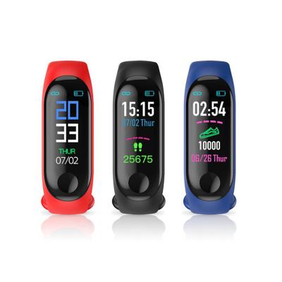 China New M3 Fitness Wristband IP67 Smart Band Watch Health Smartband Wristbands Waterproof Smart Fitness Tracker M3 Band for sale