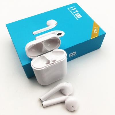 China In-ear 2019 i11 V5.0 TWS i11 V5.0 TWS stereo headset i11 earbuds, the i11 with a charging box for wireless charging wireless earphone for sale