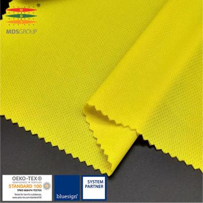 China POPULAR CORE FABRIC Wicking SPORTSWEAR ECO-FRIENDLY 50%RECYCLE POLYESTER 50%POLYESTER CIRCULAR KNIT HYDROPHILIC FAUX GROMMET for sale