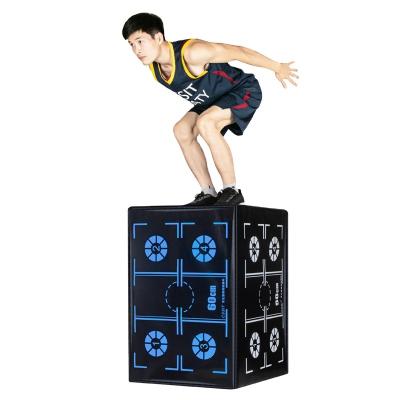 China PVC Leather Shell Cheap Price External 3 in 1 Vertical Test Equipment Jumping Training Box Jumping Box Exercise Soft Box Rebound Fitness Equipment for sale