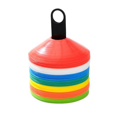 China Wholesale 50pcs Multicolor Soft Soccer Football Cones Training Agility Football Soccer Training Equipment Durable Marker Disc for sale