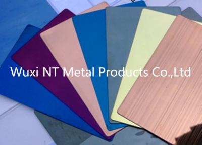 China Titanium Coated Embossed Color Stainless Steel Sheet Thickness 0.3-3.0mm for sale