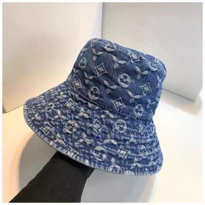 China Breathable Classic Wide Brim Hats For Women Sun Hat Cap Women Summer Men Denim Hat Fashion Designer Women Outdoor Baseball Caps for sale