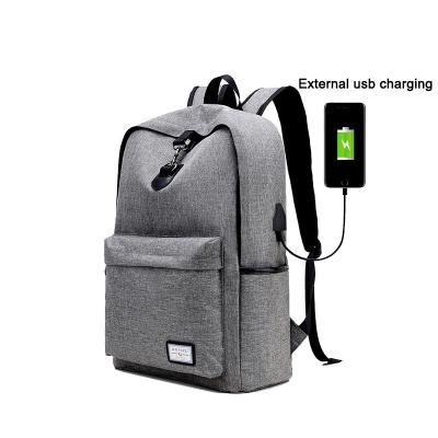 China With Nylon Waterproof Cheap USB Student Price 2019 Charging USB Backpack Bags Anti Theft Backpack Bag for sale