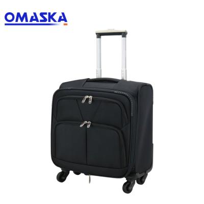 China Oxford OMASKA Customized Bag One Cabin Oxford Luggage 13 Inch Business Trolley Cabin Luggage Bag for sale