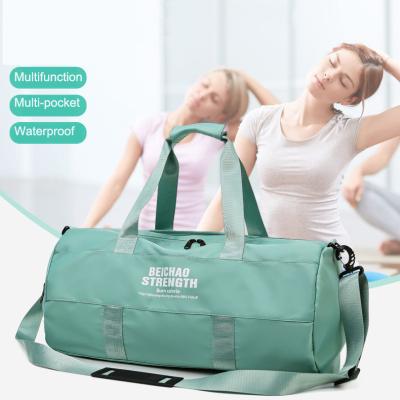 China Fashion OMASKA Large Capacity Sports Waterproof Yoga Duffle Gym Bag Sports Fitness Gym Moving Wet Dry Bag For Women Men for sale