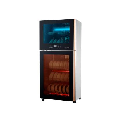 China Hotel Fashion Custom Hot Selling Sterilizer For Commercial Hair Salon Double Doors Disinfection Cabinet for sale