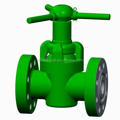 China API 6A 2inch DM general mud gate valve casting/DN50 flange 5000PSI gate valve manual type for sale