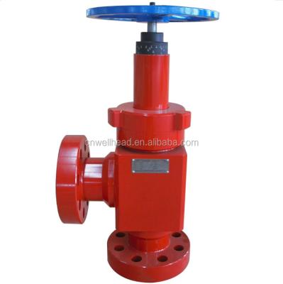 China GENERAL API 6A H2 ADJUSTABLE NEEDLE ANGLE VALVE MANUAL CHECK VALVE TYPE HIGH PRESSURE VALVE for sale