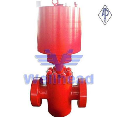 China API 6A general safety gate valve, spring loaded wide open safety valve, pneumatic safety valve for sale