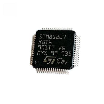 China Standard analog to 8 bit digit IC STM8S207R8T6 microcontrol circuit IC for sale